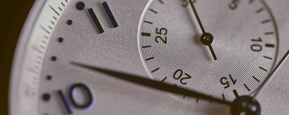 wijzerplaat van de tijd