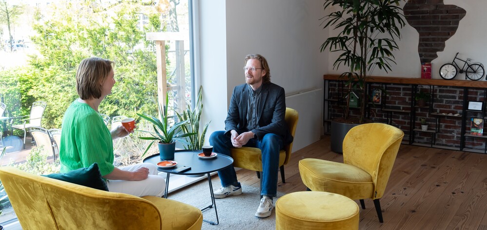 Gesprek adviseur en ondernemer